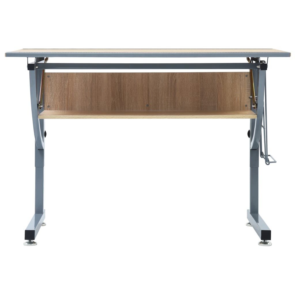 Teenagers Drafting Table Oak 110x60x87 cm MDF